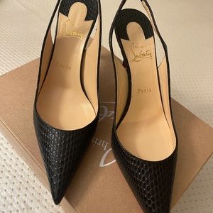 Christian Louboutin Brand new Clare sling 80 calf